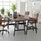 Flash Furniture Redmond 60x24 Conf Tbl w/1in. Thick Dbl Sided Laminate Tbl Top w/PVC and A-Frame Steel Bse, Walnut MT-M6024-WLT-ABF-GG - alternate 3